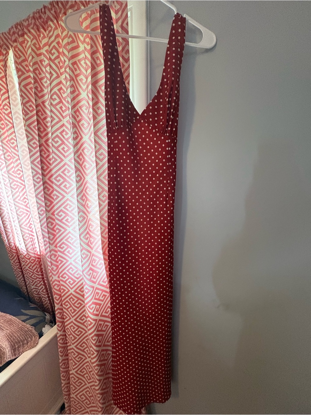 Vici Red Polka Dot Sleeveless Maxi Dress - Picture 1 of 2